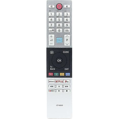 CT-8533 Télécommande de remplacement pour téléviseur TOSHIBA, facile à utiliser (1/5)