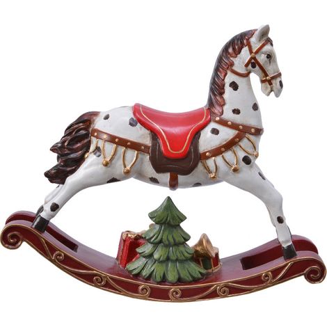 kaemingk KAEMINGK - Cavallo a dondolo natalizio Cod. 530478