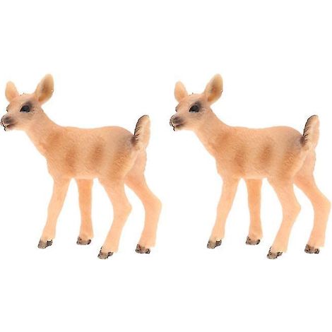 Lot de 2 cerfs artificiels de Noël (1/3)