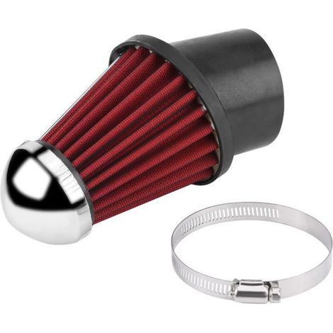 Filtre d'admission d'air pour voiture 63 mm, nettoyant mousse champignon, coude universel à haut débit (1/4)