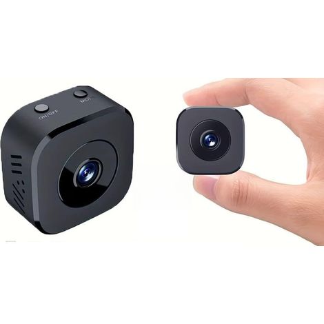 Caméra de sécurité WiFi HD 1080P, caméra intérieure, vision nocturne de 10 mètres, détection de mouvement, batterie rechargeable (carte mémoire non incluse). (1/5)