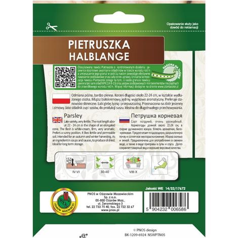 Persil en ruban Halblange 6m Variété tardive à haut rendement