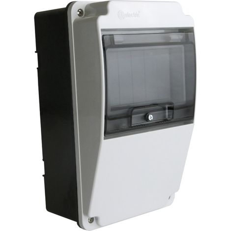 Quadro di distribuzione per montaggio superficiale IP66 Quadro di distribuzione a 6 moduli con custodia ermetica (1/5)
