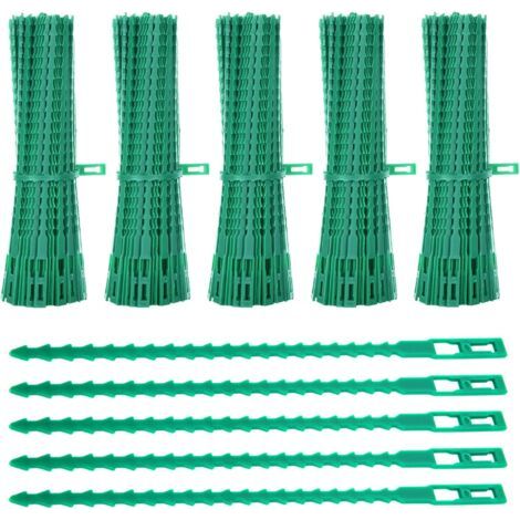 Lot de 500 Attaches de Plantes, 17CM Attaches de Jardin Réglable Liens de Serrage en Plastique pour Jardin Flexible, Attache Tomates de Câble de Jardin pour Aider à Soutenir Les Plantes (1/5)