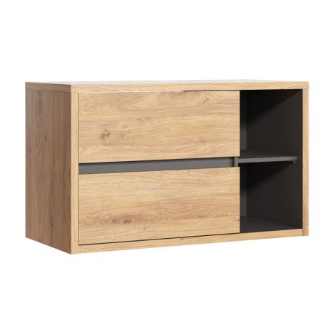 Meuble sous vasque mural - 100 x 45,5 x 60 cm - Masen - Livraison gratuite (1/3)