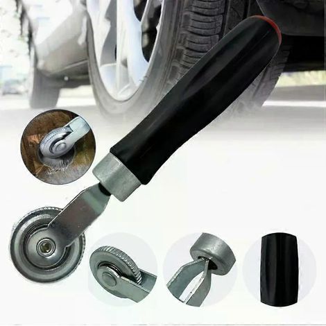 Reifenreparatur-Presswalze mit Lagerdruckrad für Reifenreparatur und Prägung, robustes Metall - JXLGV (1/4)