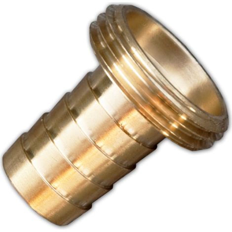 Raccord laiton 3/4" mâle - embout cannelé Ø19mm