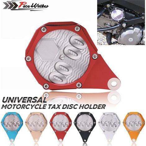 Motorradkennzeichen, Zierkennzeichen, Kennzeichen für Elektrofahrzeuge, universelles Identifikationsschild, Kfz-Kennzeichen, CNC-gefräste sechseckige Steuerplakette aus Aluminium (1/5)