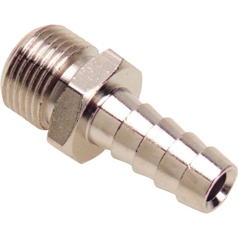 Raccordo portagomma maschio 10 - 3/8 (Blister 2 pezzi)