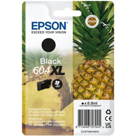 Epson 604XL cartuccia d'inchiostro 1 pz Originale Resa elevata (XL) Nero C13T10H14010 (1/3)