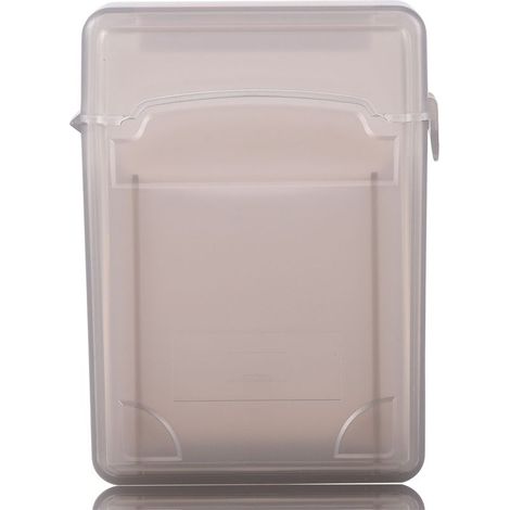 Botier de protection antichoc 2,5 pouces pour HDD/SSD - étui de rangement antistatique gris (1/5)