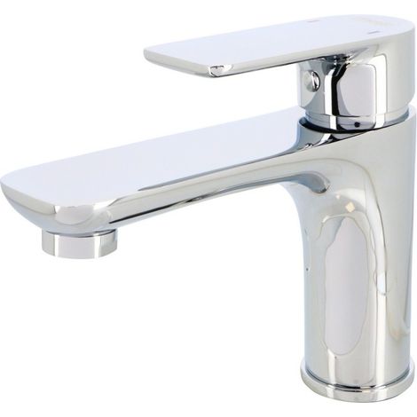 Mitigeur pour lavabo DILO chromé avec vidage clic-clac ABS - THEWA DIL15