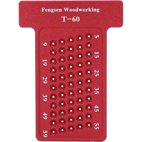 Carpenter's gauge, Carpenter's marking tool for aluminum alloy hole gauge (1/5)