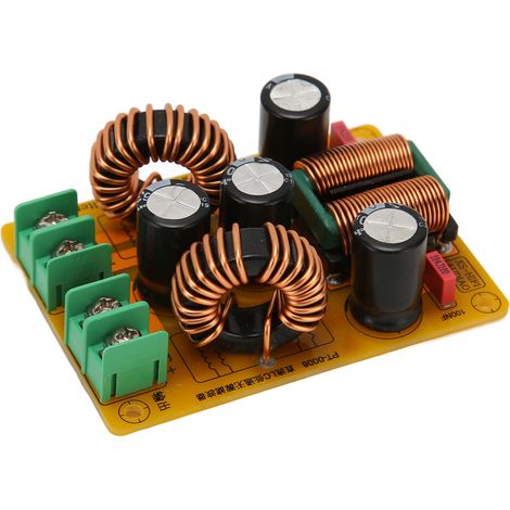 Filtre LC passe-bas CC, filtre de puissance passif 20 A pour circuits automobiles, protection contre les interférences électromagnétiques. (1/5)