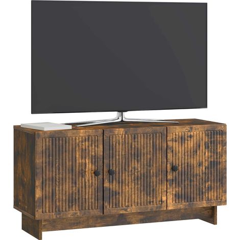 Maison Exclusive - TV-Schränk Geräucherte Eiche 99 x 34,5 x 50 cm