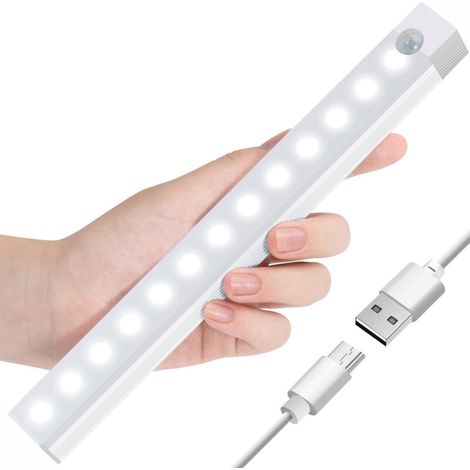 Lampe LED Placard Sans Fil – Détecteur de Mouvement, Éclairage Sous-Meuble, Lumière Blanche (1/5)