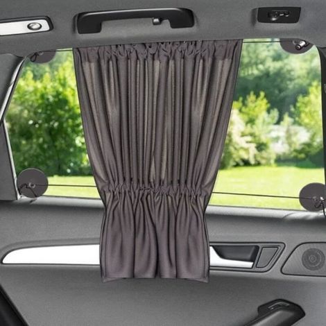 Pare Soleil Voiture - Bébé - 2Pcs - Anti-UV - Ventouse - Tissu de Haute Qualité