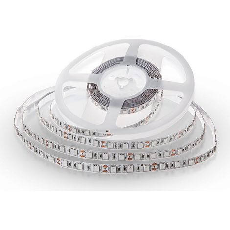 V-TAC Strip LED SMD5050 10,8W/m 5m 60 LED/m 12V Bianco Caldo IP20 10mm (1/5)