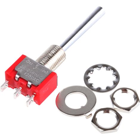 Interrupteur à levier RS PRO, On-Off-On, 1RT, 5 A @ 250 V c.a. ( Prix pour 1 )