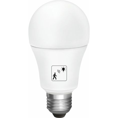 Bombilla led matel sensor movimiento E27 10W 2700K (1/3)