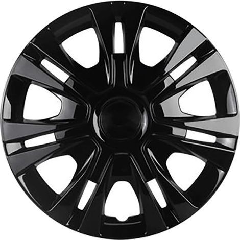 Couverture de Roue de Voiture. Accessoire de Voiture Couvre-Roues universels Enjoliveurs 15 Pouces Remplacement à Clipser (All Black, 15 inches) (1/5)