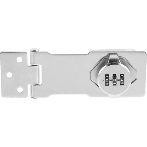 Serrure à Code Mécanique pour Porte, Garage et Jardin, Argenté (1/5)