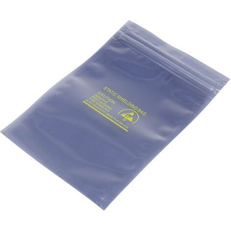 TRU COMPONENTS Sachet antistatique (ESD) (L x l) 152 mm x 100 mm blindé Lettre d'identification ESD S refermable 1 pc(s) S493781 (1/3)