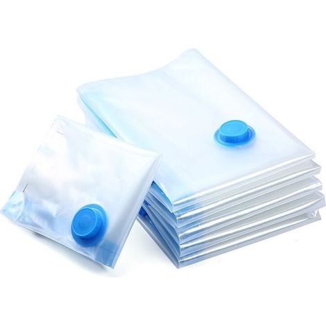 Vacuum Storage Bag for Clothes, 80 x 100 cm Reusable Durable Travel Storage Bag for Clothes, Bedspreads, Bedding, Pillows, Coats (1/4)