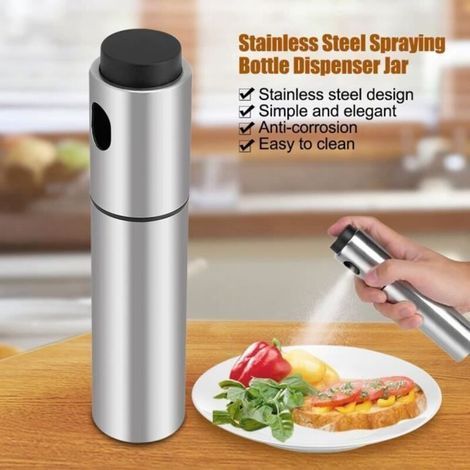 Spruzzatore d'olio - HB056 - Acciaio inossidabile - Anticorrosione - Accessori da cucina - Grigio (1/4)