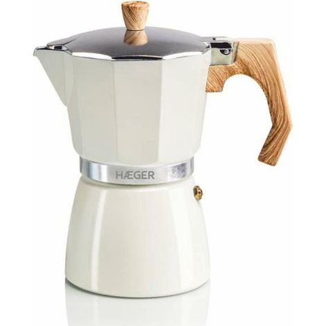 Kaffeemaschine Haeger CP-06A.010A beige 6 Tassen Aluminium