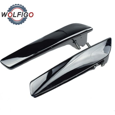 Poignées de porte intérieures Wolfigo (paire gauche et droite) pour Chevy GMC Sierra Cadillac Escalade 2007-2014 19299865 15936892 15936893 (1/4)