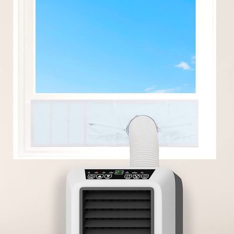 Burlete para ventanas de aires acondicionados y secadoras portátiles. Compatible con todos los aires acondicionados portátiles. Fácil instalación. (1/5)