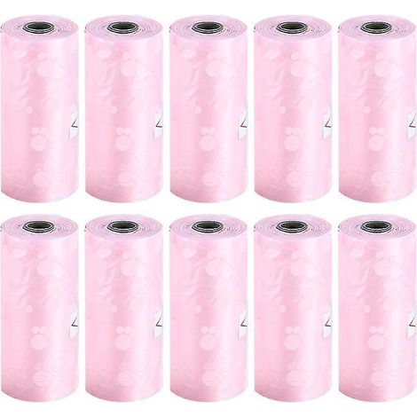 10 rouleaux de sacs à déjections canines (1/3)