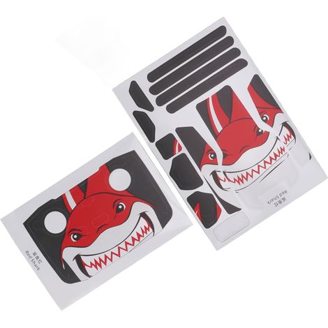 Autocollants en PVC imperméables et résistants aux rayures pour la décoration du corps de drone DJI Mavic 3 (rouge). (1/5)