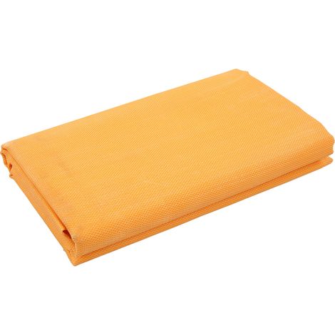Couverture anti-feu orange 1,5x1,5m, couverture ignifuge de secours pour hôtel, protection contre les flammes, extincteur textile, sécurité incendie. (1/5)