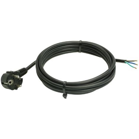As-Schwabe 70802 cable eléctrico negro 10 metros PVC