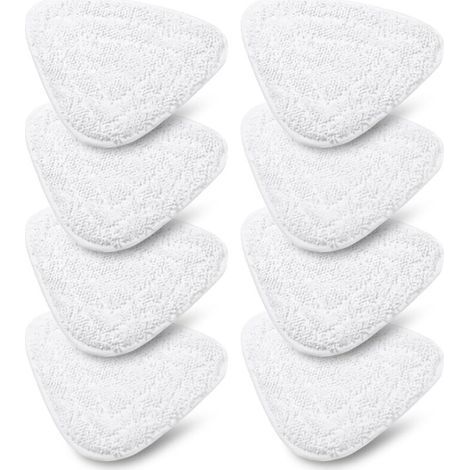 Lot de 8 Housses de Rechange pour Nettoyeur à vapeur Vileda Steam & Vileda Steam Plus, Accessoire Balai Vapeur Microfibre compati (1/4)