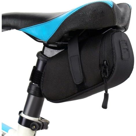 1Pcs Sacoche de selle pour vélo. sacoche de selle de vélo. étanche. sacoche de selle de course. sacoche de vélo avec fixation Velcro pour VTT. vélo de route. vélo pliant (1/5)