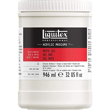 Additif Gel Mat - LIQUITEX - Taille M - 946 ML - Améliore la texture - Fini mat (1/3)