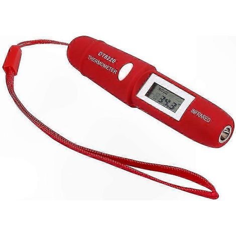Miniatur-Infrarotthermometer mit LCD-Bildschirm, berührungslose Temperaturmessung, Stiftformat, genau und schnell für den Heim- oder professionellen Gebrauch. (1/5)