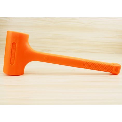 Rubber Mallet/Hammer, Diameter 40mm, PVC Coating，Rubber Hammer, Impact Tools Mounting Hammers, Hammers and Mallets PVC Rubber Mallets Soft Face for Furniture Marble Tile Installation(0.5LB) (1/5)