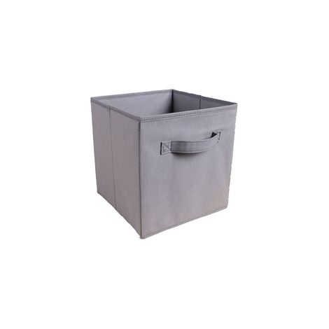 Packung faltbare Stoff-Aufbewahrungsbox und Schubladen-Organizer für Schrank und Spielzeug, multifunktionale Schubladen-Aufbewahrungsbox, grau