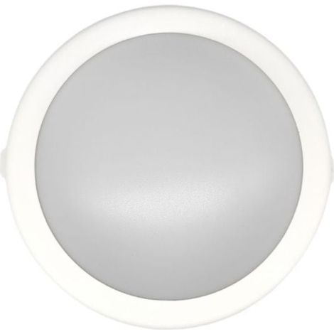 Runde LED-Außenwandleuchte 8W weiß 6500K