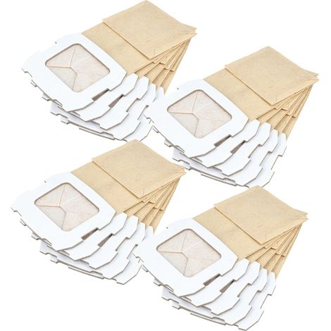 vhbw 20x Turbofilter kompatibel mit Makita BO4558 BO4565, BO4565J, BO4566 Schwingschleifer, Exzenterschleifer - Papier-Staubbeutel Set Sandfarben (1/5)