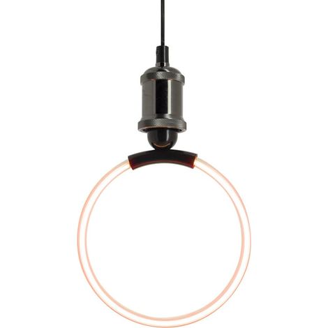 Ampoule Filament LED Modèle Déco Ellipse Ronde E27, 3,5W, 470 Lumens, Blanc Chaud, Économie d'Énergie, Idéale pour Éclairage Intérieur, Lot de 1 (1/5)