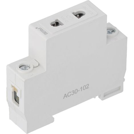 12 pièces prises modulaires 2 broches pour rail DIN, accessoires de boîtier de distribution, 250V (1/5)