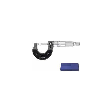 Micromètre extérieur 0-25 mm, graduation 0,01 mm, pour réparation automobile et mécanique – (1/5)