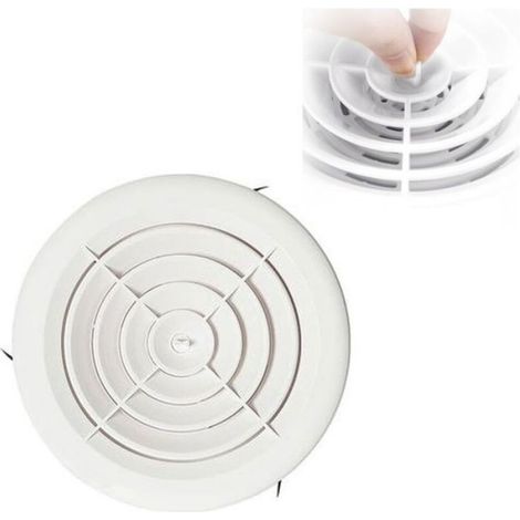 Grille de ventilation ajustable - Unbrand - Diamètre 75 mm - Hauteur du conduit 75 mm - ABS haute qualité (1/5)