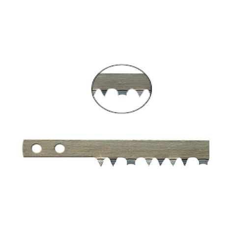 Diamwood 5 Lames de Scie à Archet L. 605 x Ht. 20 mm x ép. 0,67 mm - Denture Américaine Spéciale Bois Vert - Idéales pour Découpe Précise de Bois Résineux (1/4)