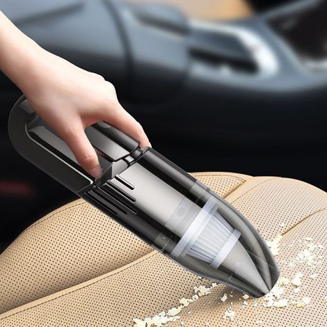 Câble de chargement USB - Aspirateur de voiture, chargement sans fil, petit aspirateur portatif haute puissance à forte aspiration (1/5)